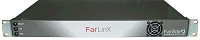 FarLinX X25 Gateway - new enclosure showing 1U rack mount brackets