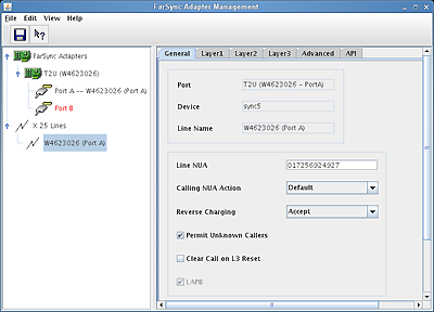 Linux - T2U X.25 configuration